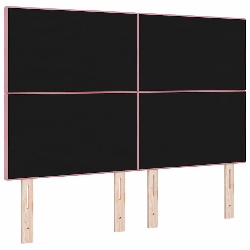 Kopfteil Rosa 160 cm Samt