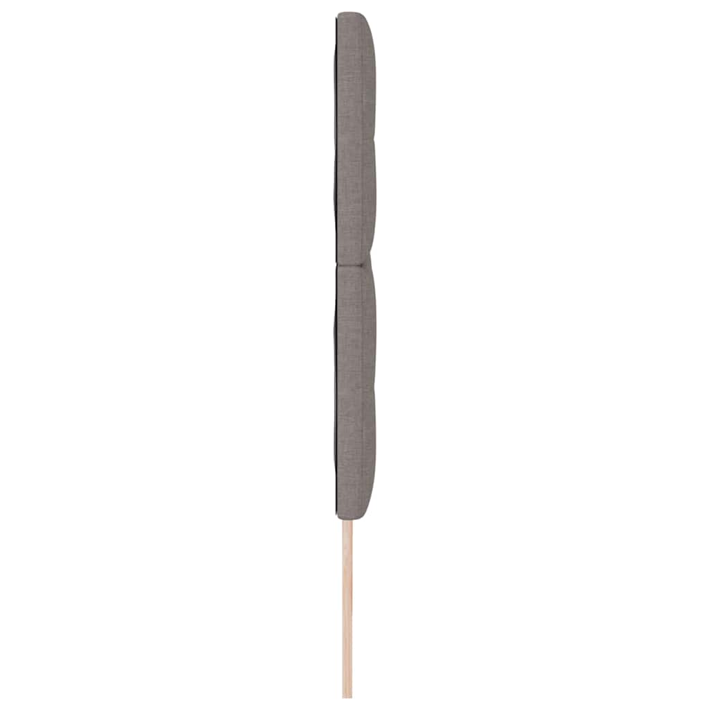 Höhenverstellbares Kopfteil mit Kopfteil Taupe 180 cm Stoff