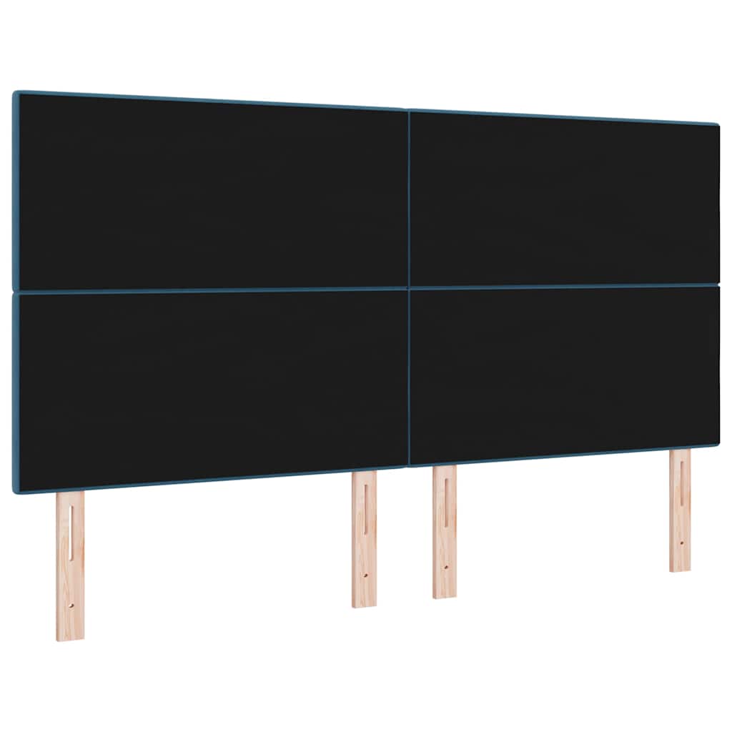 Kopfteil Dunkelblau 180 cm Samt