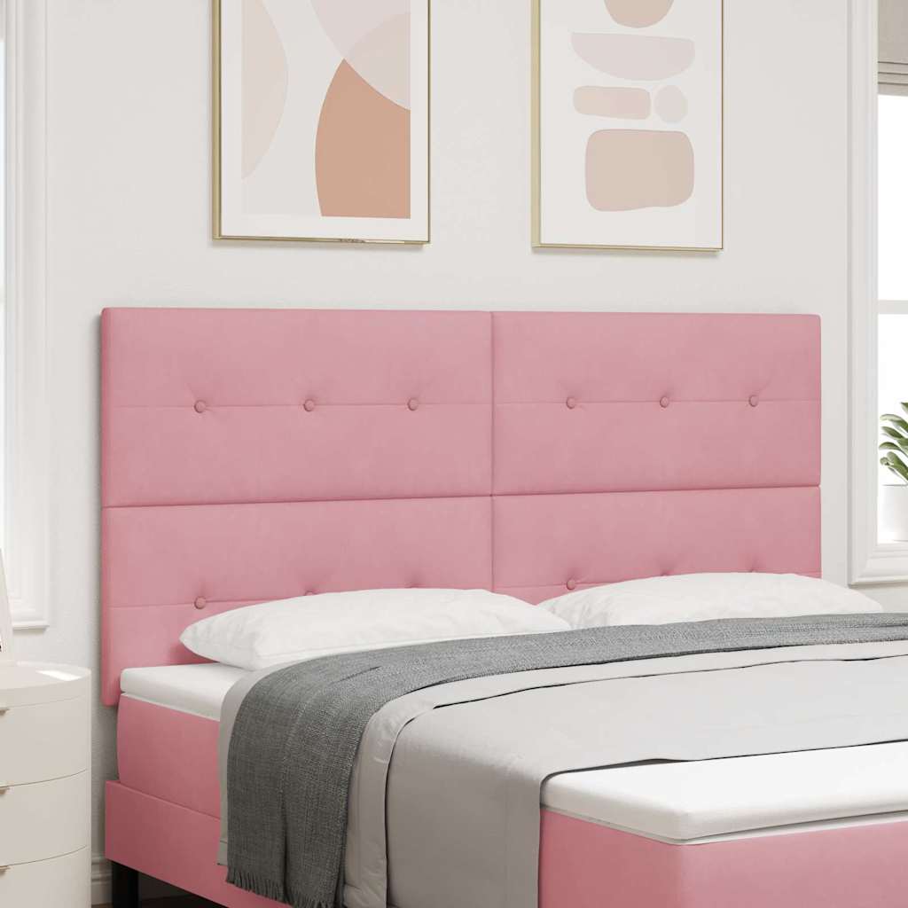 Kopfteil Rosa 180 cm Samt