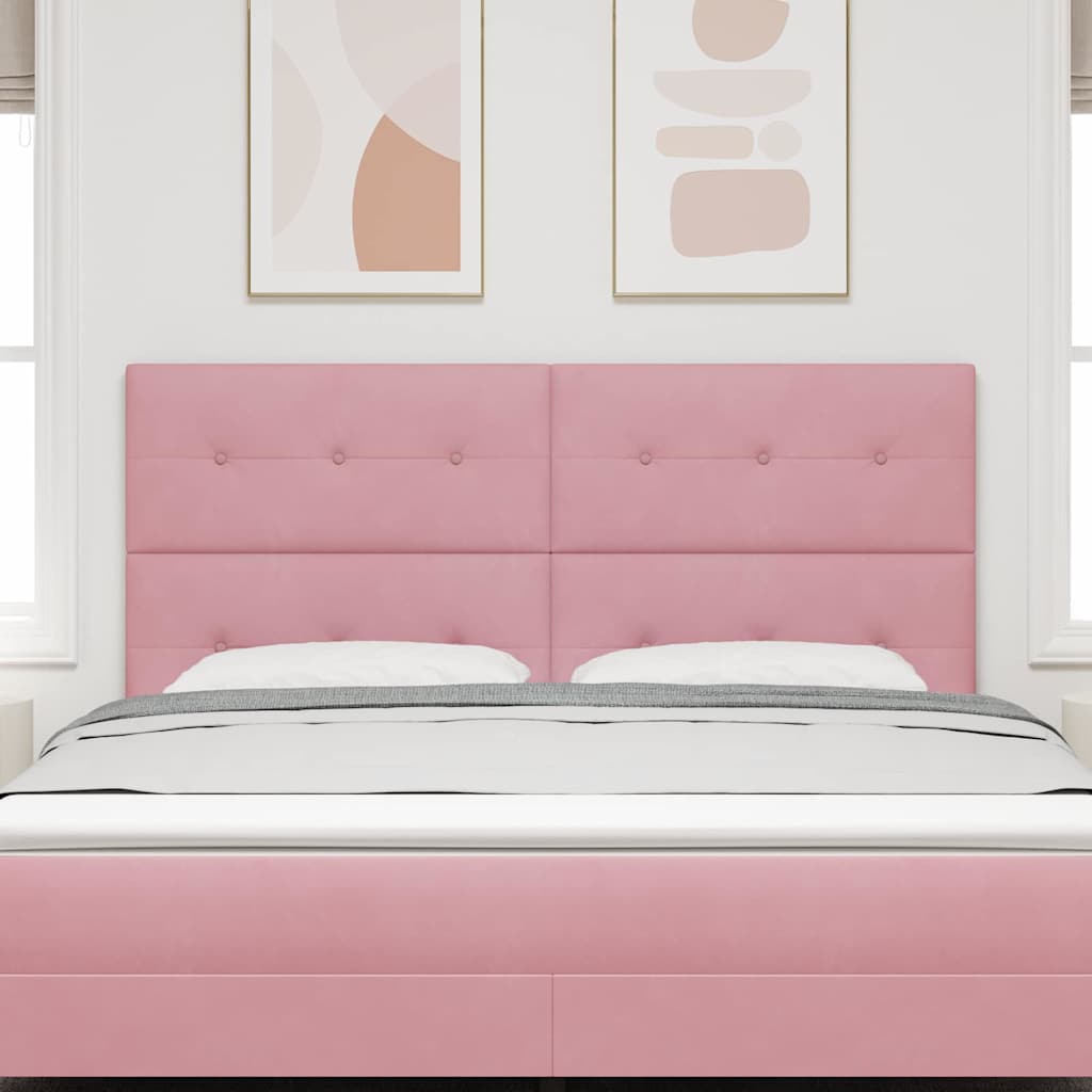 Kopfteil Rosa 180 cm Samt