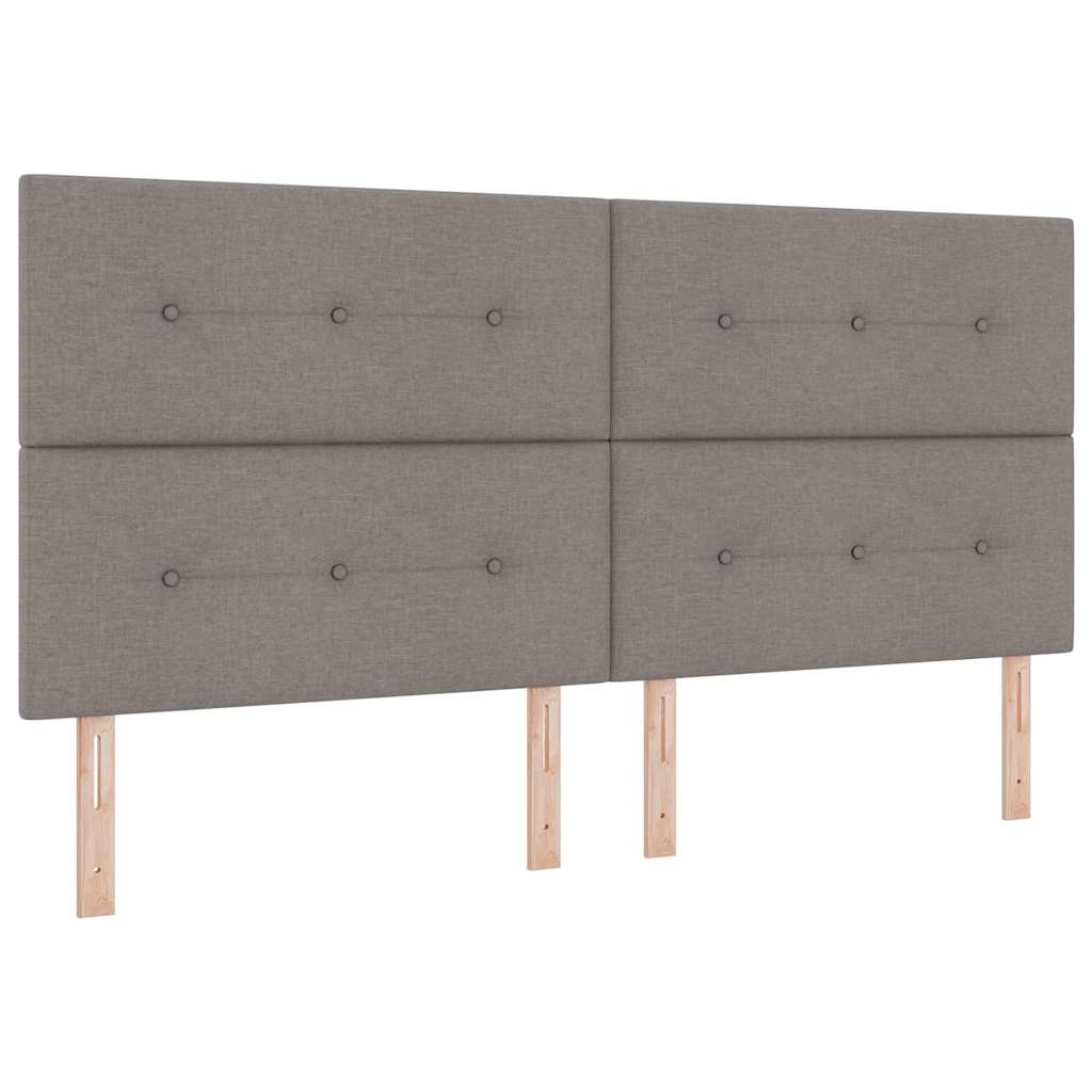 Höhenverstellbares Kopfteil mit Kopfteil Taupe 200 cm Stoff