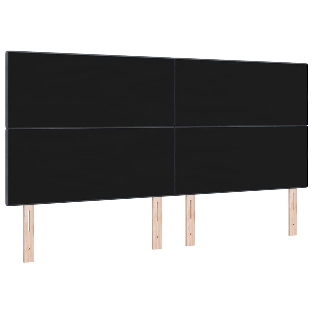 Kopfteil Dunkelgrau 200 cm Samt