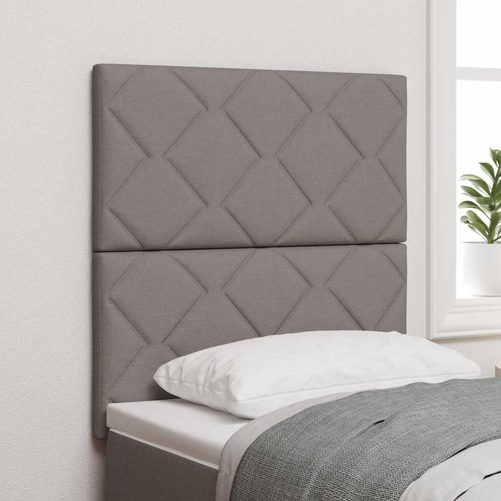 Kopfteil Taupe 80 cm Stoff