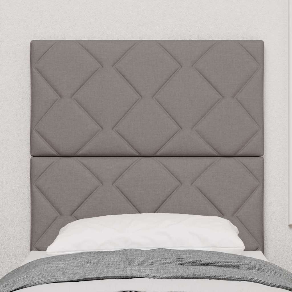 Kopfteil Taupe 80 cm Stoff