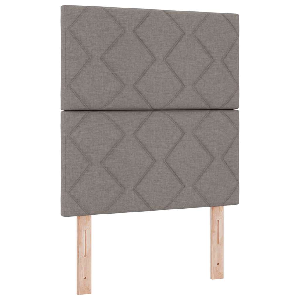 Kopfteil Taupe 80 cm Stoff