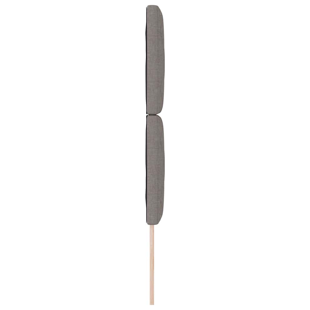 Kopfteil Taupe 80 cm Stoff