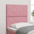 Kopfteil Rosa 80 cm Samt