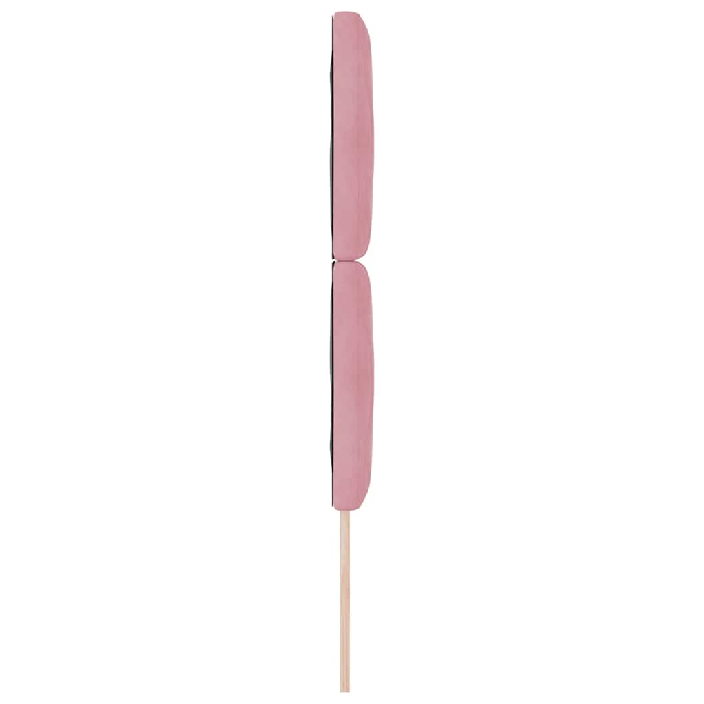 Kopfteil Rosa 80 cm Samt