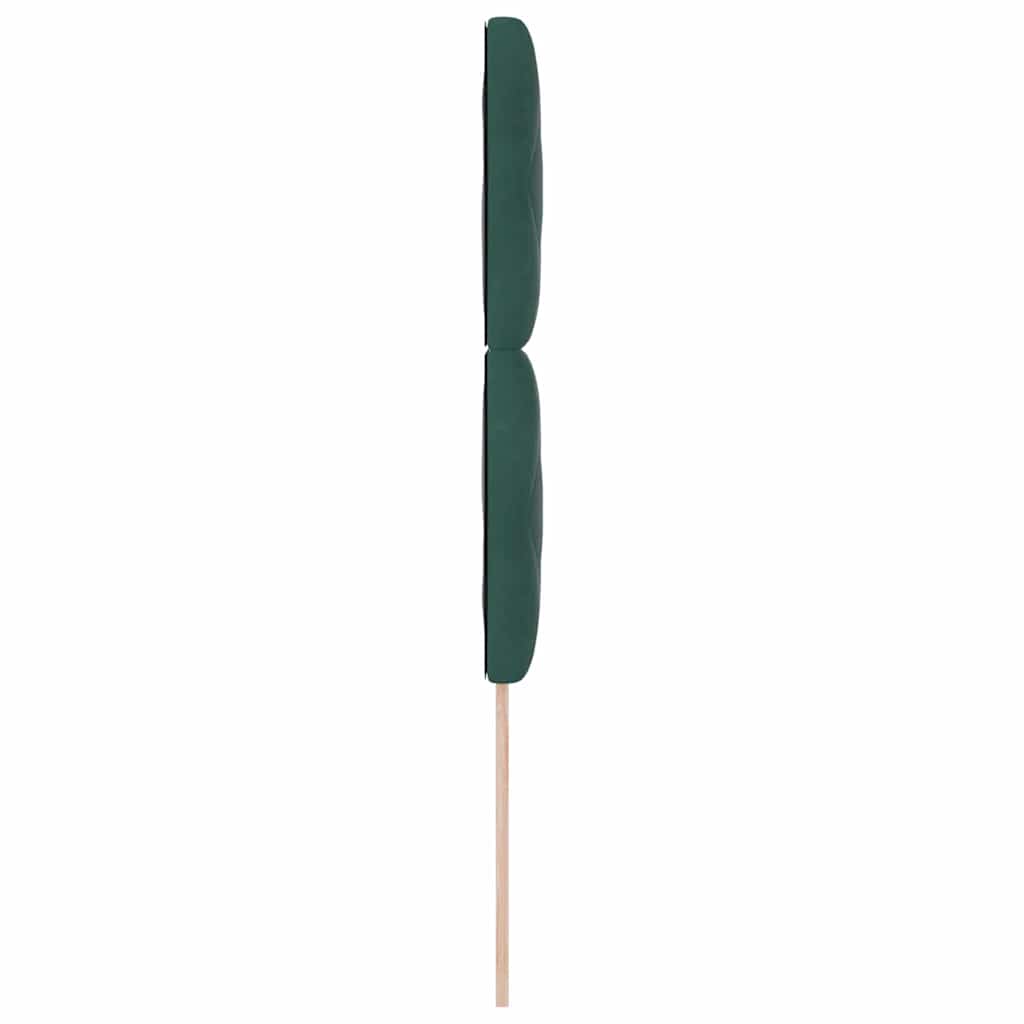 Kopfteil Dunkelgrün 90 cm Samt