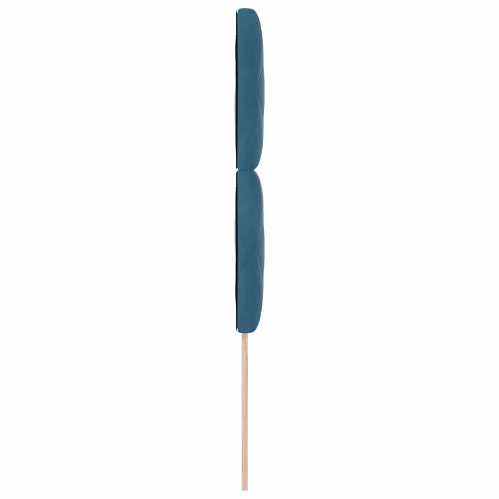 Kopfteil Dunkelblau 90 cm Samt