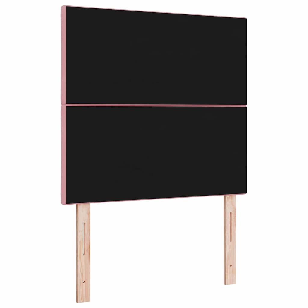 Kopfteil Rosa 90 cm Samt