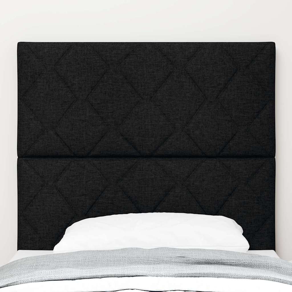 Kopfteil Schwarz 100 cm Stoff