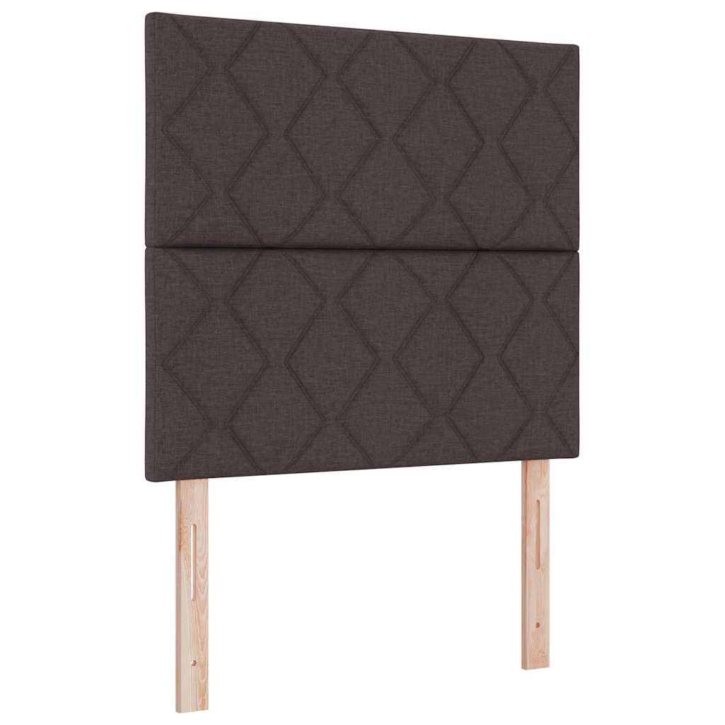 Kopfteil Dunkelbraun 100 cm Stoff