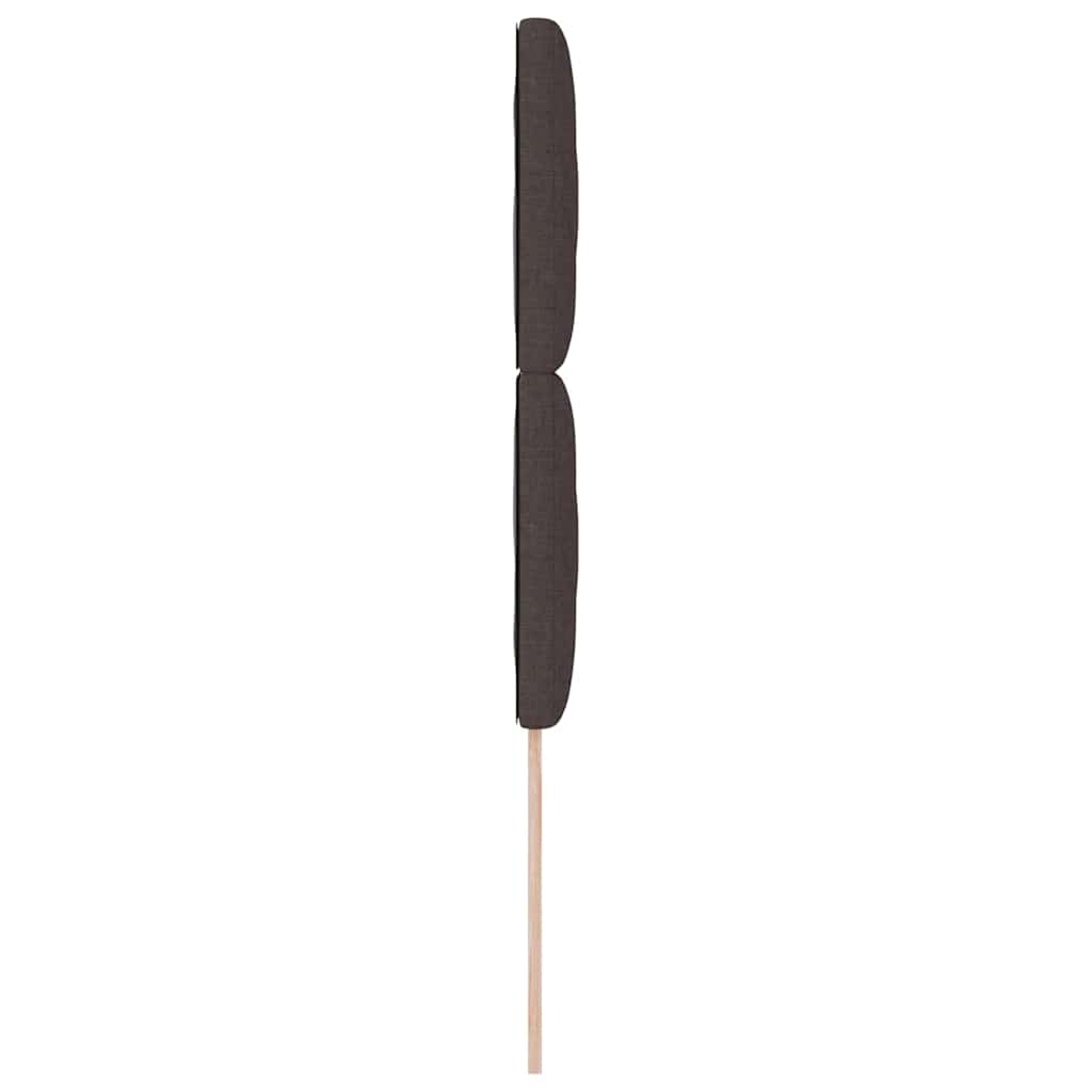 Kopfteil Dunkelbraun 100 cm Stoff