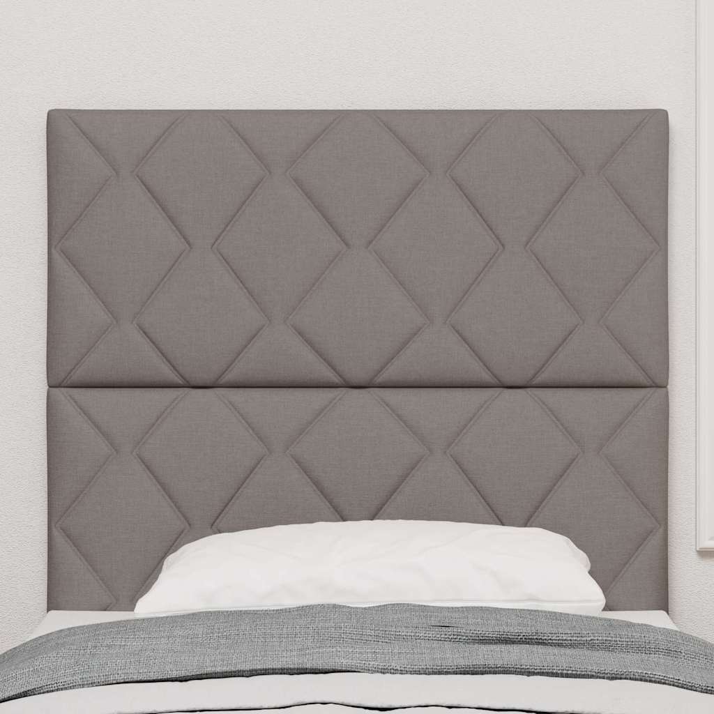 Kopfteil Taupe 100 cm Stoff