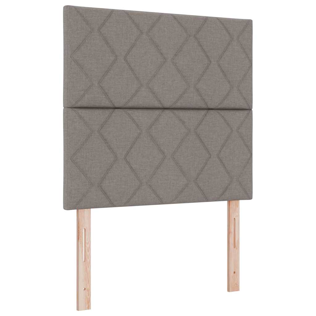 Kopfteil Taupe 100 cm Stoff