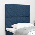 Kopfteil Blau 100 cm Stoff