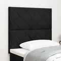 Kopfteil Schwarz 100 cm Samt