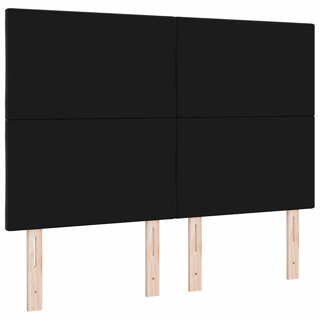 Kopfteil Schwarz 144 cm Samt