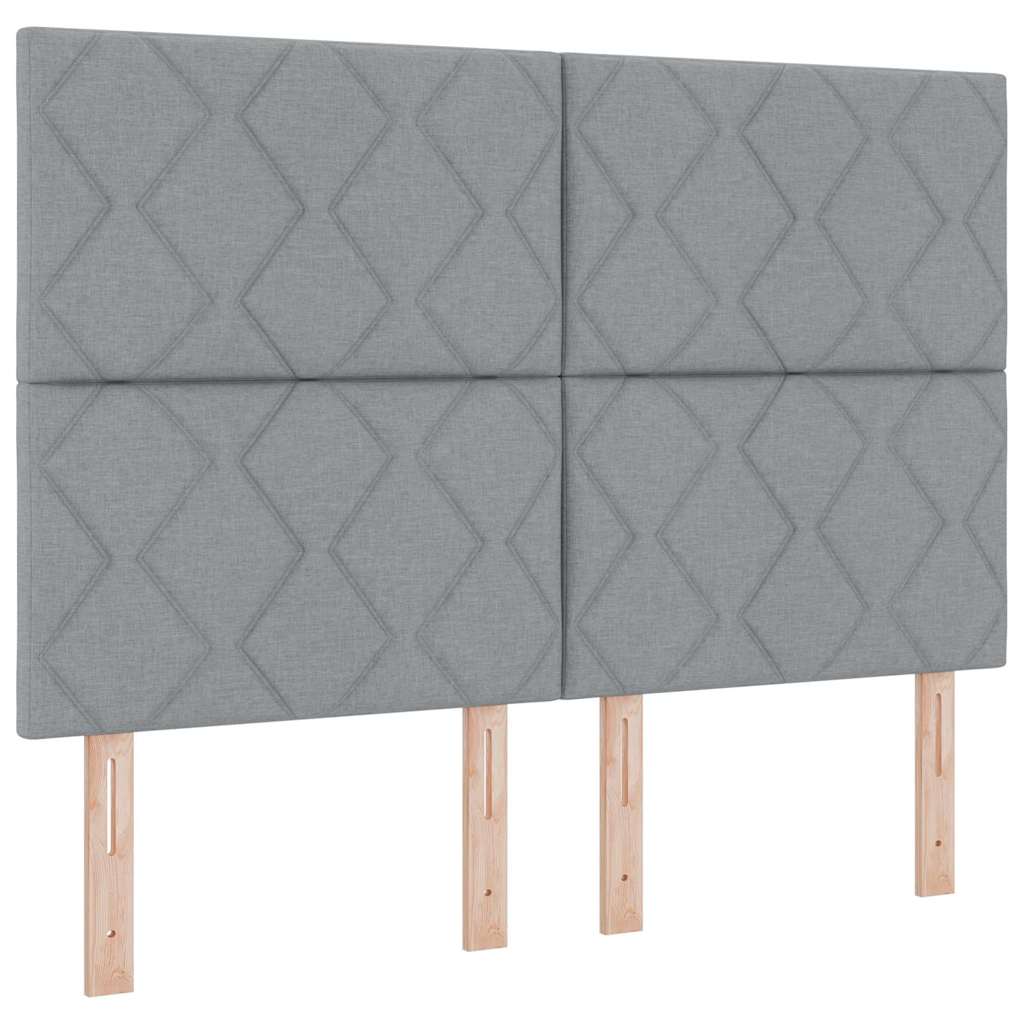 Kopfteil Hellgrau 160 cm Stoff