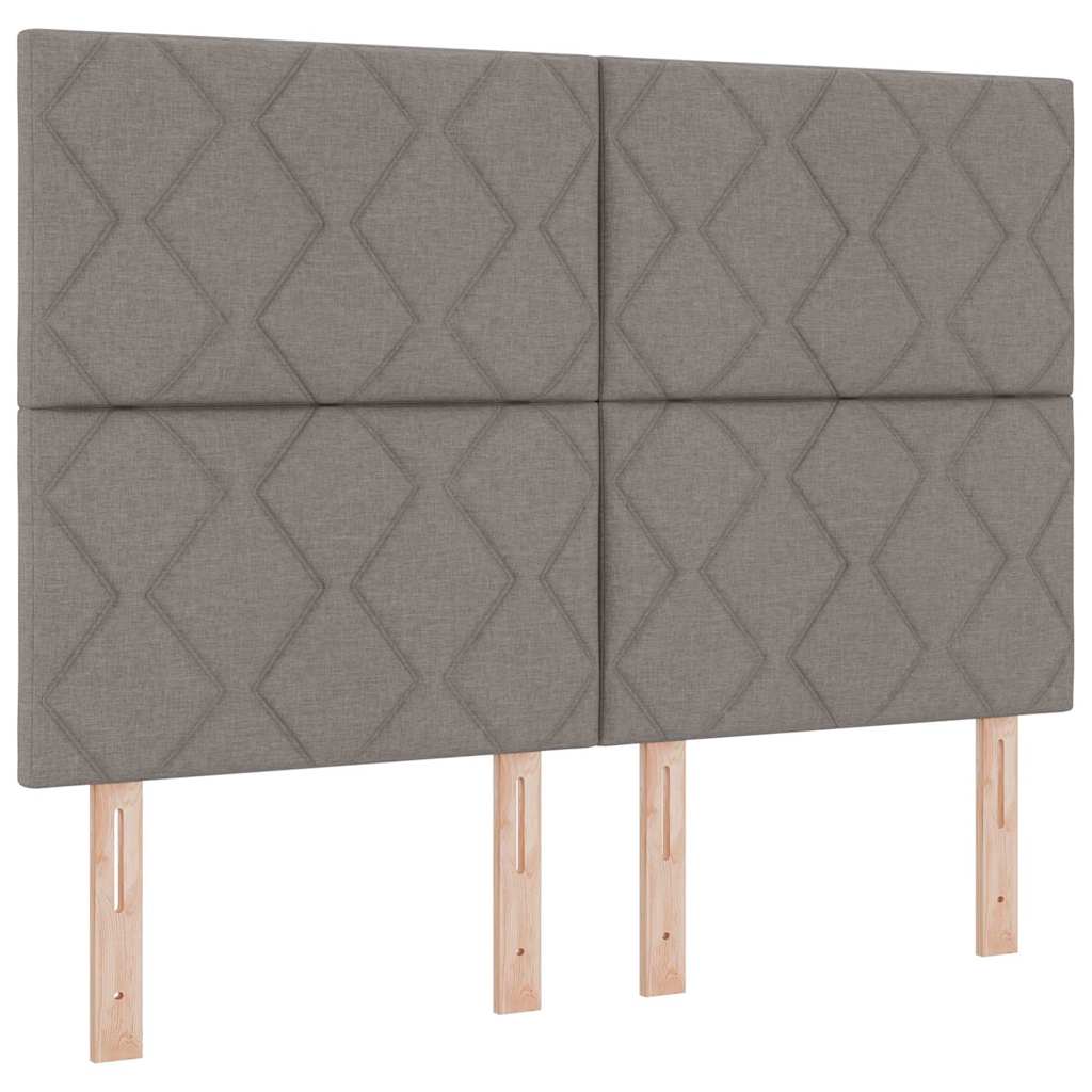 Kopfteil Taupe 160 cm Stoff