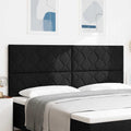 Kopfteil Schwarz 200 cm Stoff