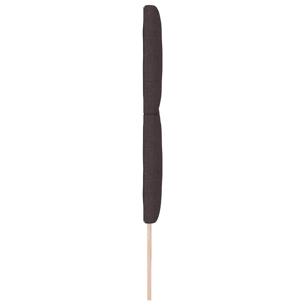 Kopfteil Dunkelbraun 200 cm Stoff