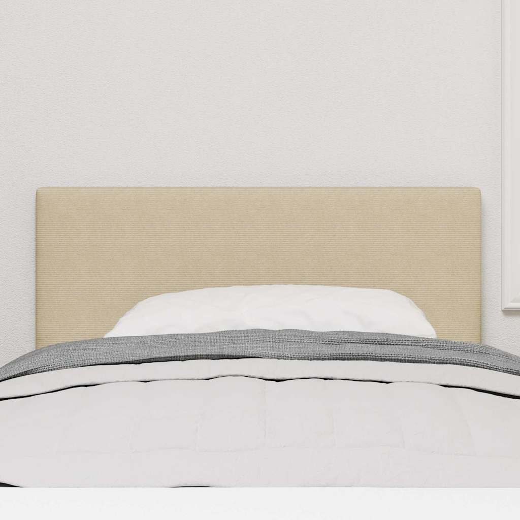 LED Kopfteil mit LED-Lichtleisten Grau-Grün 80 cm Cordstoff