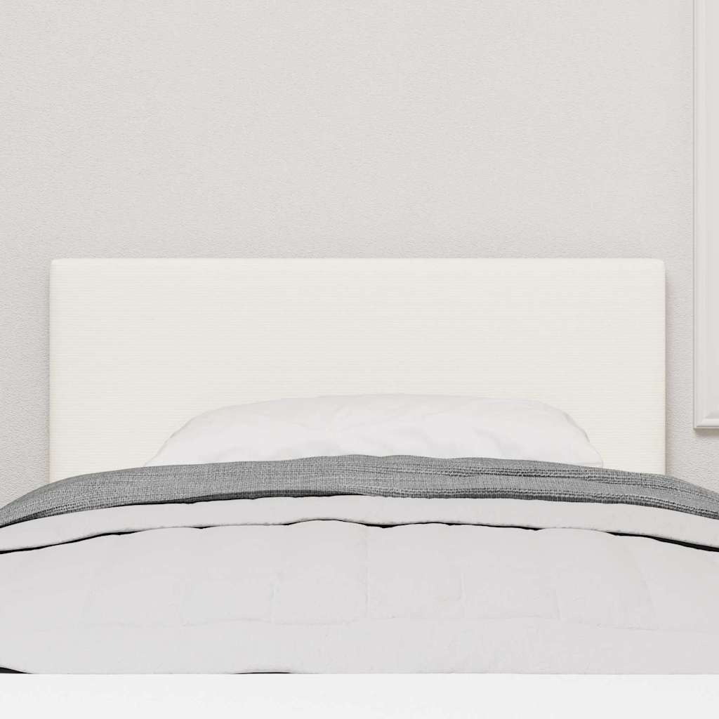 LED Kopfteil mit LED-Lichtleisten Creme 100 cm Cordstoff