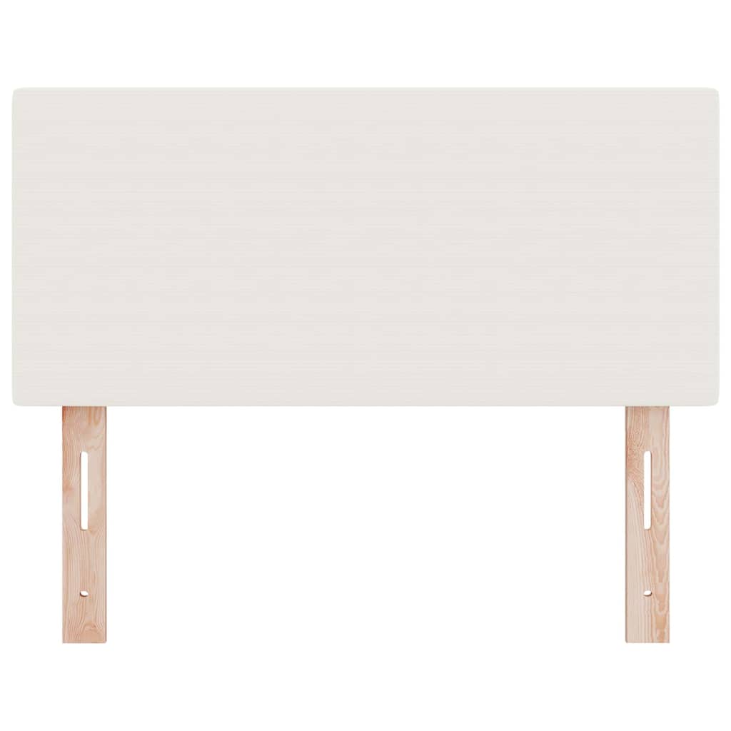 LED Kopfteil mit LED-Lichtleisten Creme 100 cm Cordstoff