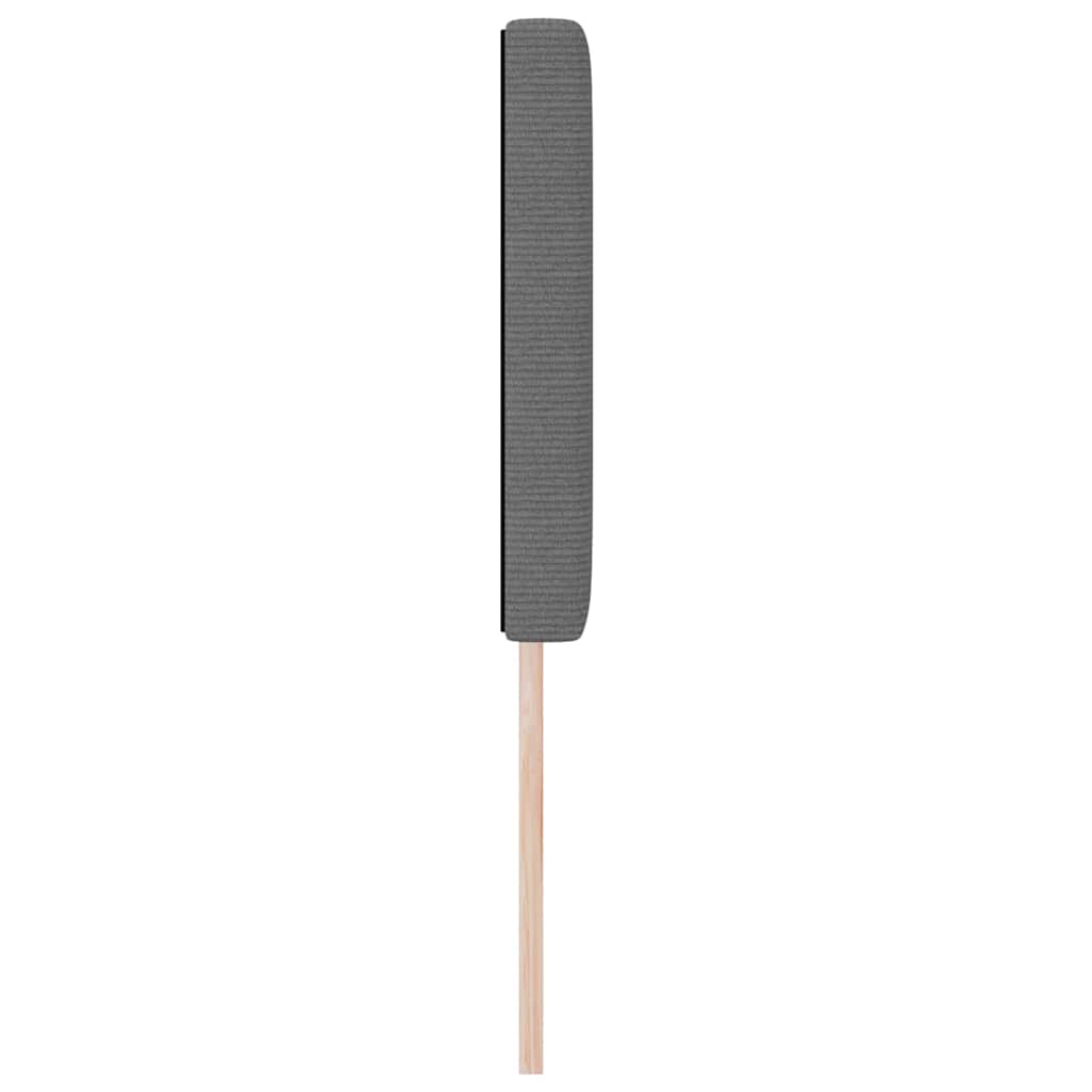 LED Kopfteil mit LED-Lichtleisten Hellgrau 180 cm Cordstoff