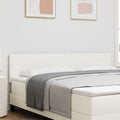 LED Kopfteil mit LED-Lichtleisten Creme 180 cm Cordstoff