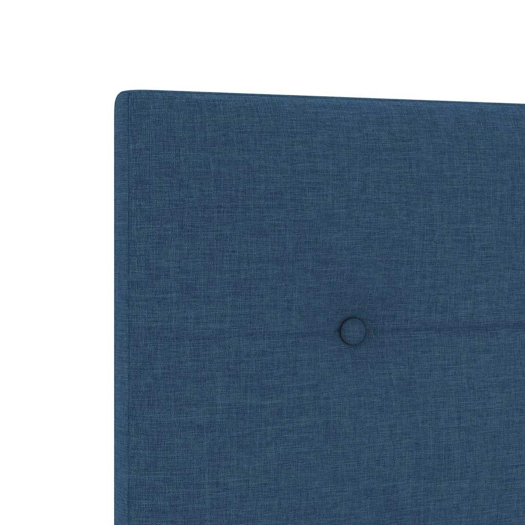 LED Kopfteil mit LED-Lichtleisten Blau 100 cm Stoff