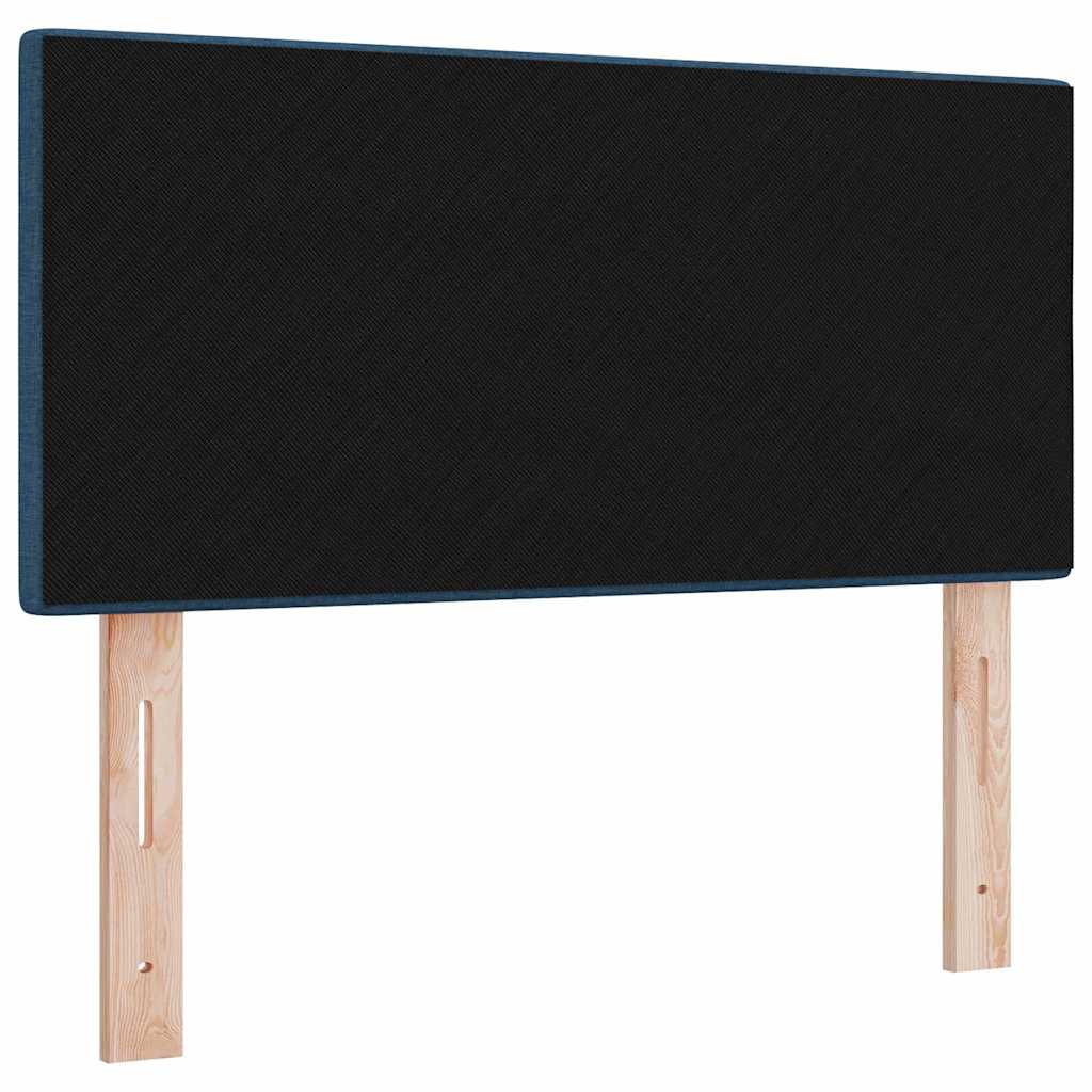 LED Kopfteil mit LED-Lichtleisten Blau 100 cm Stoff