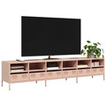 TV-Schrank Rosa 202x39x43,5 cm Kaltgewalzter Stahl
