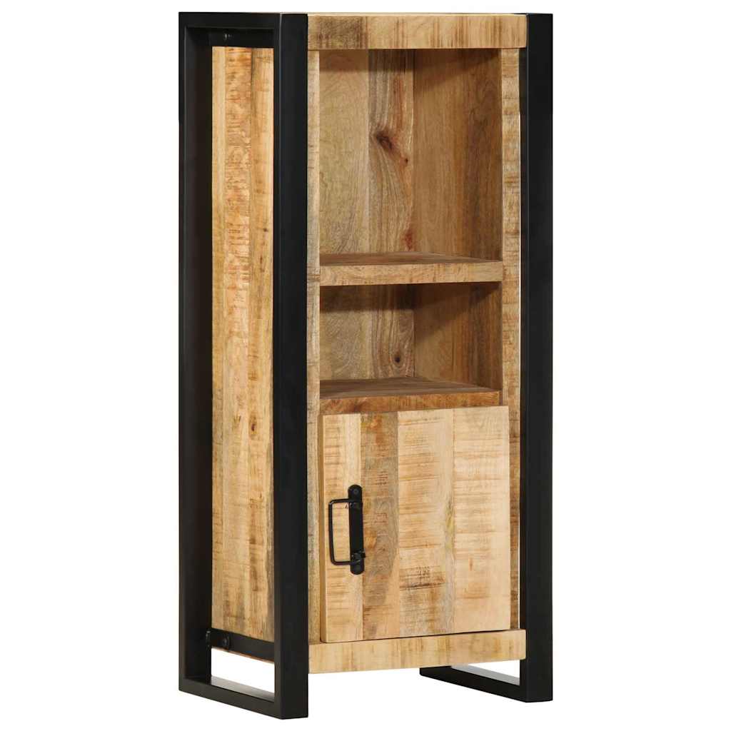 Badezimmermöbel-Set 3 pcs Braun und Schwarz Massivholz Mango
