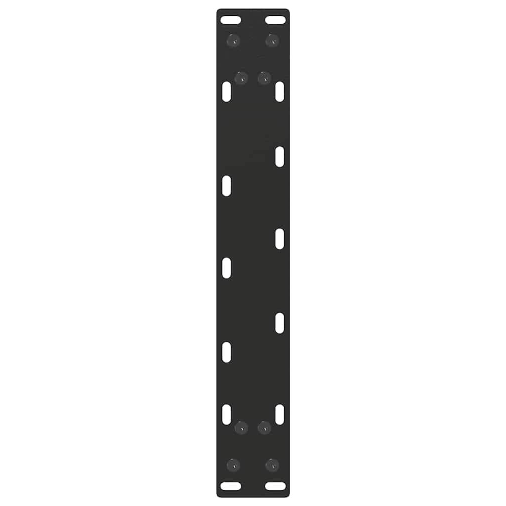 Couchtischbeine U-Form 2 Stk. Schwarz 30x(30-31) cm Stahl