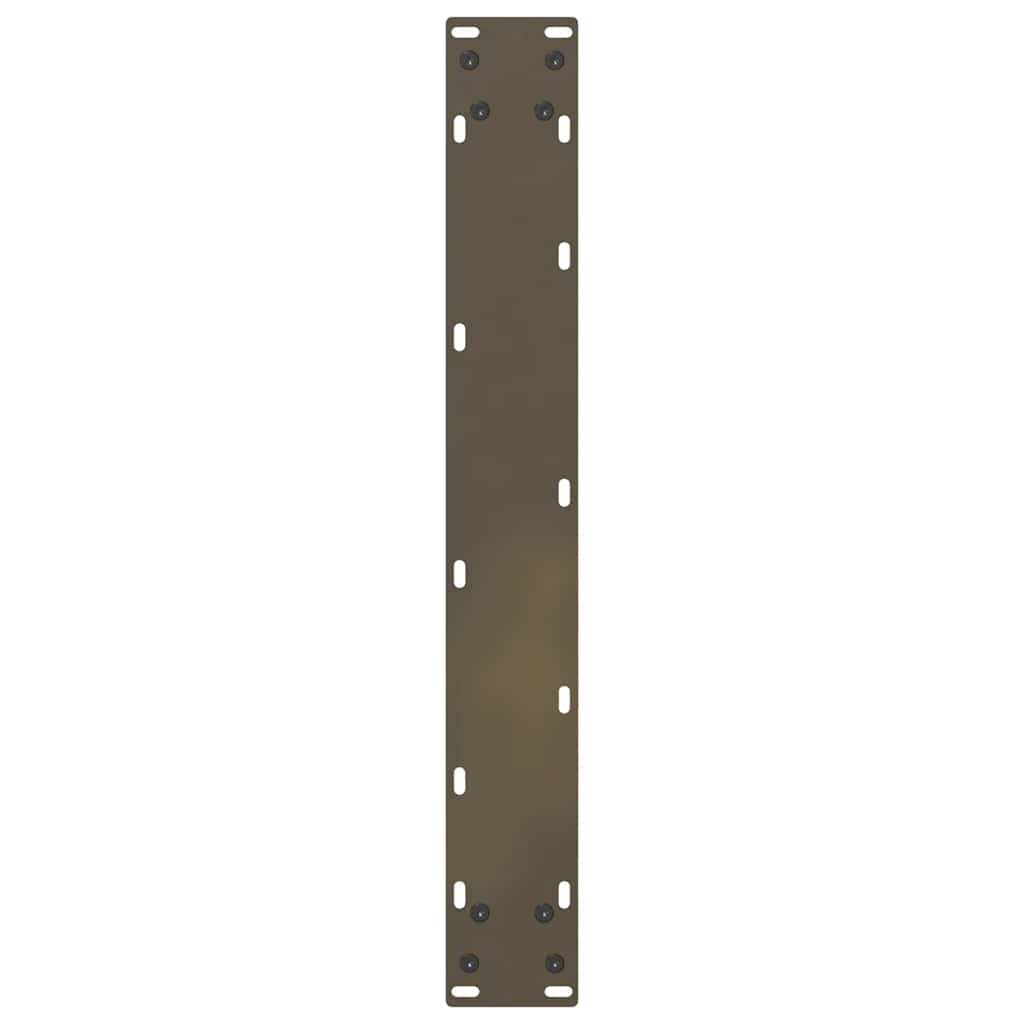 Esstischbeine U-Form 2 Stk. Naturstahl 70x(72-73) cm Stahl