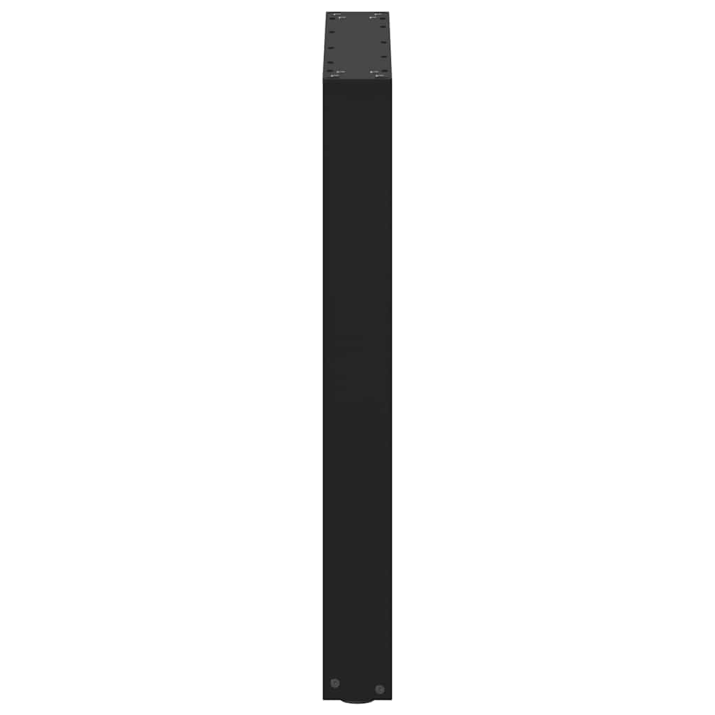 Esstischbeine U-Form 3 Stk. Schwarz 70x(72-73) cm Stahl