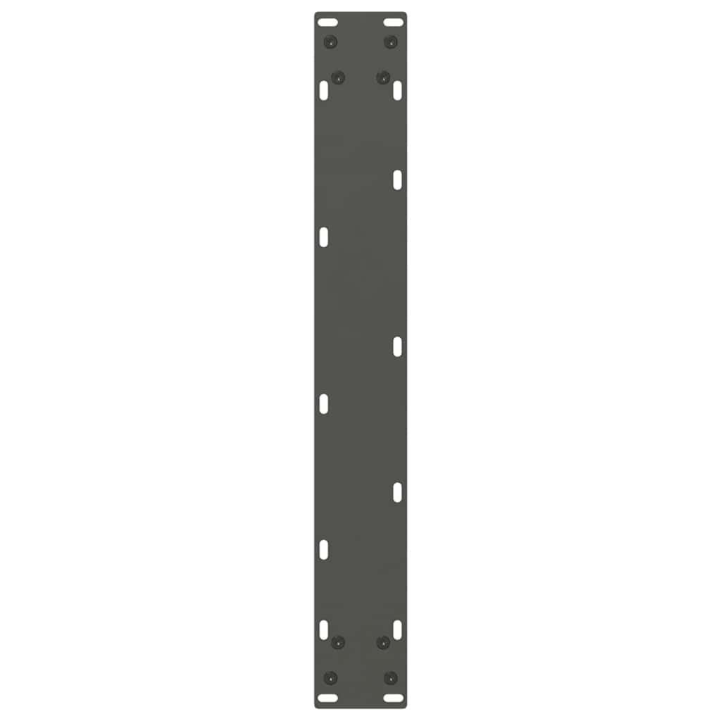 Esstischbeine U-Form 3 Stk. Anthrazit 70x(72-73) cm Stahl