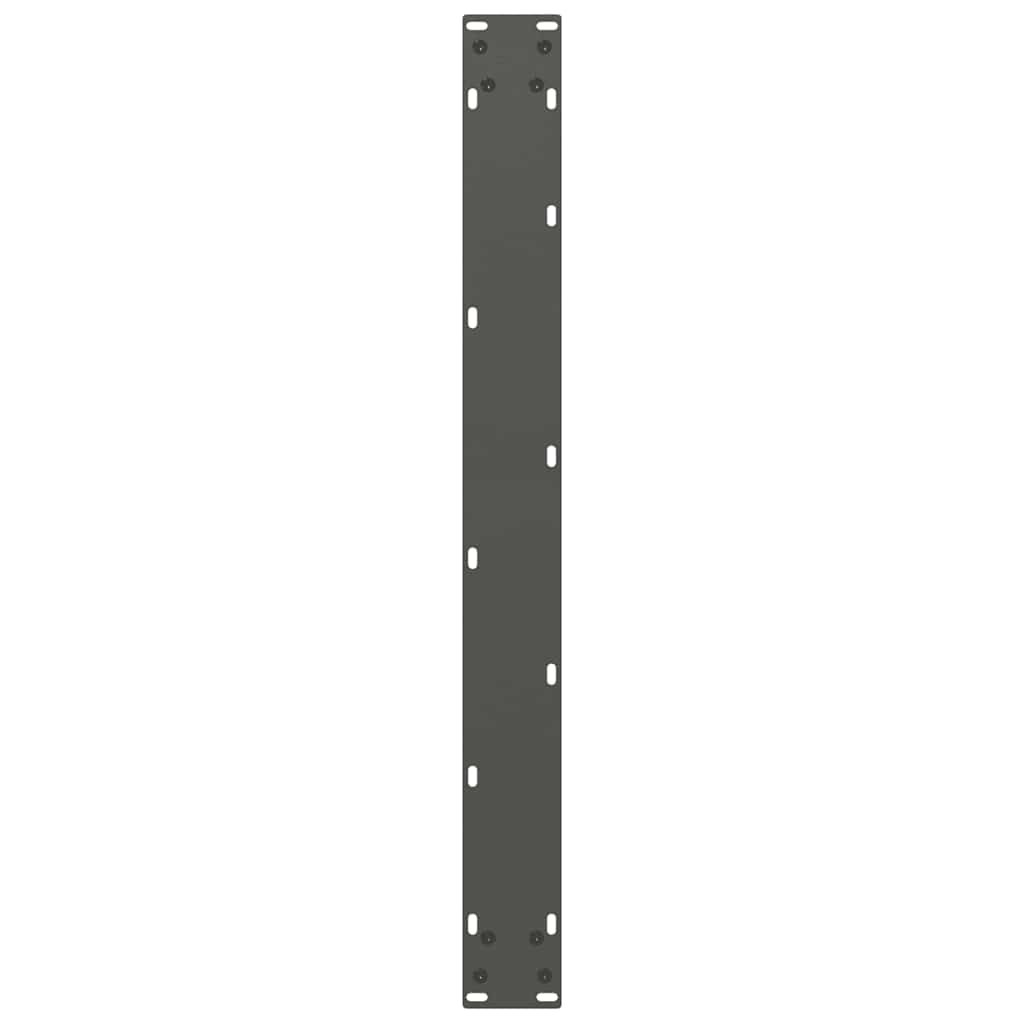 Esstischbeine U-Form 3 Stk. Anthrazit 80x(72-73) cm Stahl