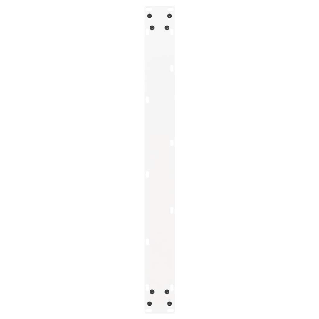 Esstischbeine U-Form 3 Stk. Weiß 90x(72-73) cm Stahl