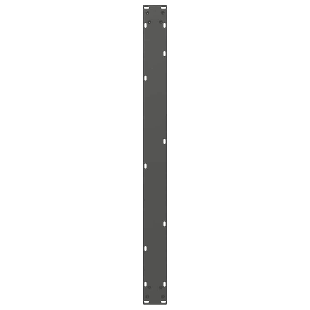 Esstischbeine U-Form 3 Stk. Anthrazit 100x(72-73) cm Stahl