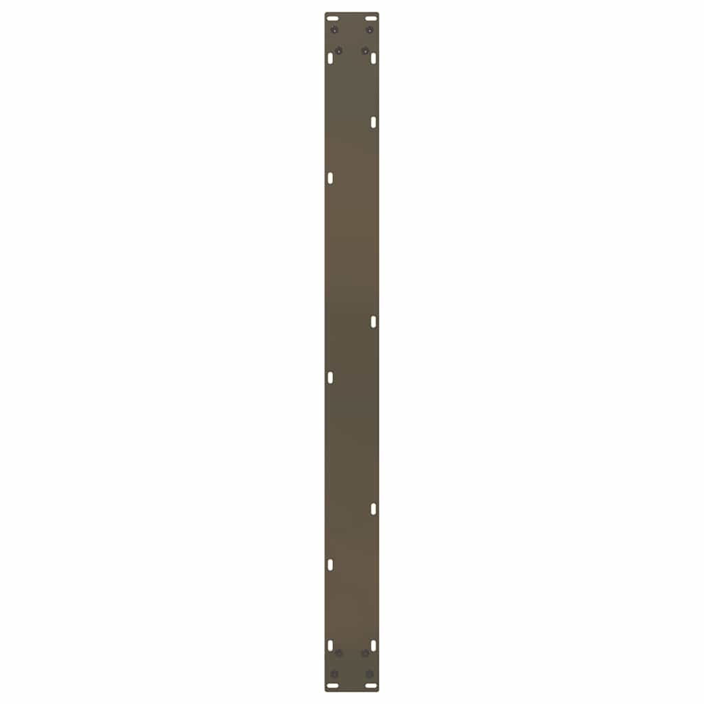 Esstischbeine U-Form 3 Stk. Naturstahl 100x(72-73) cm Stahl