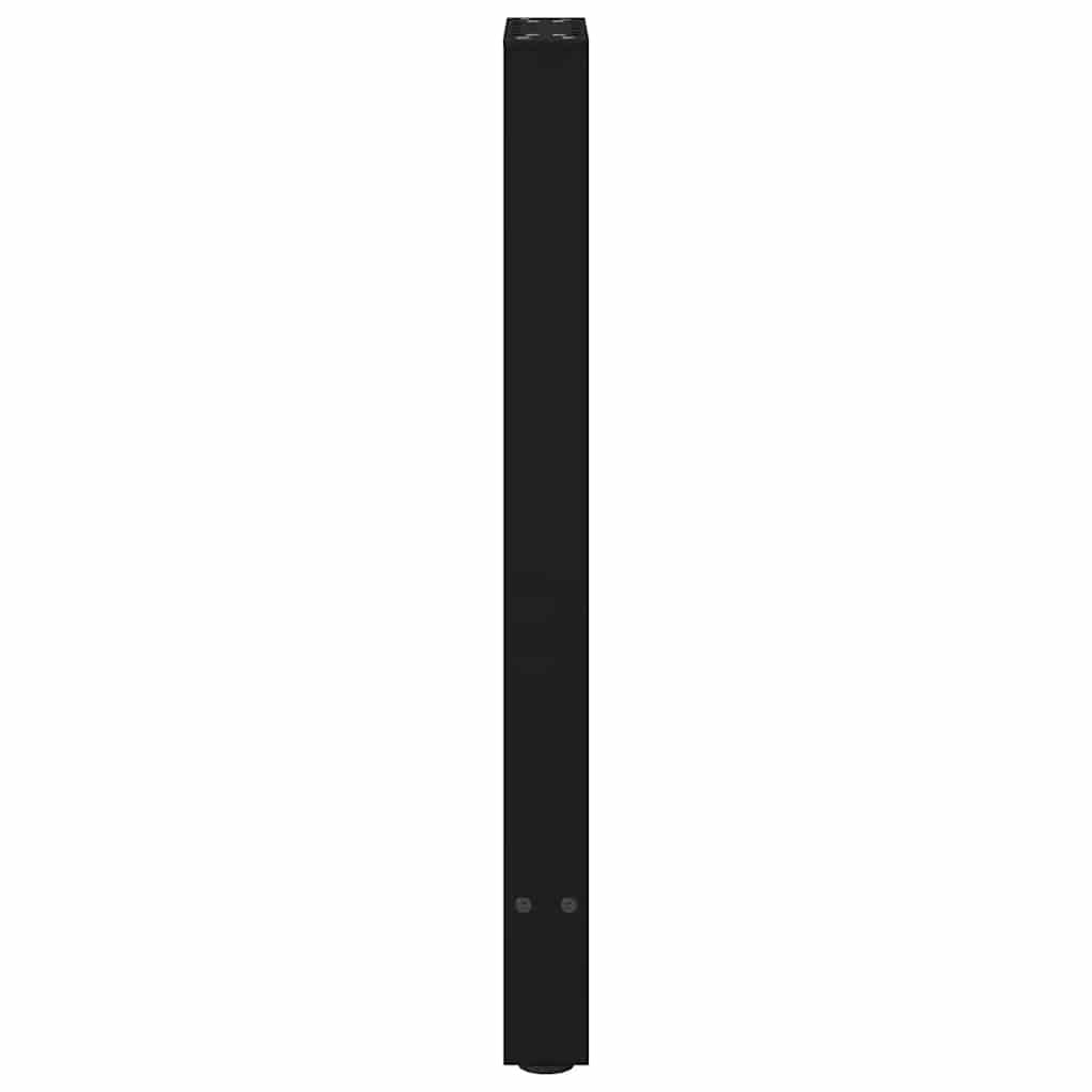 Konsolentischbeine Schwarz 2 Stk. 28x(72-73) cm Stahl