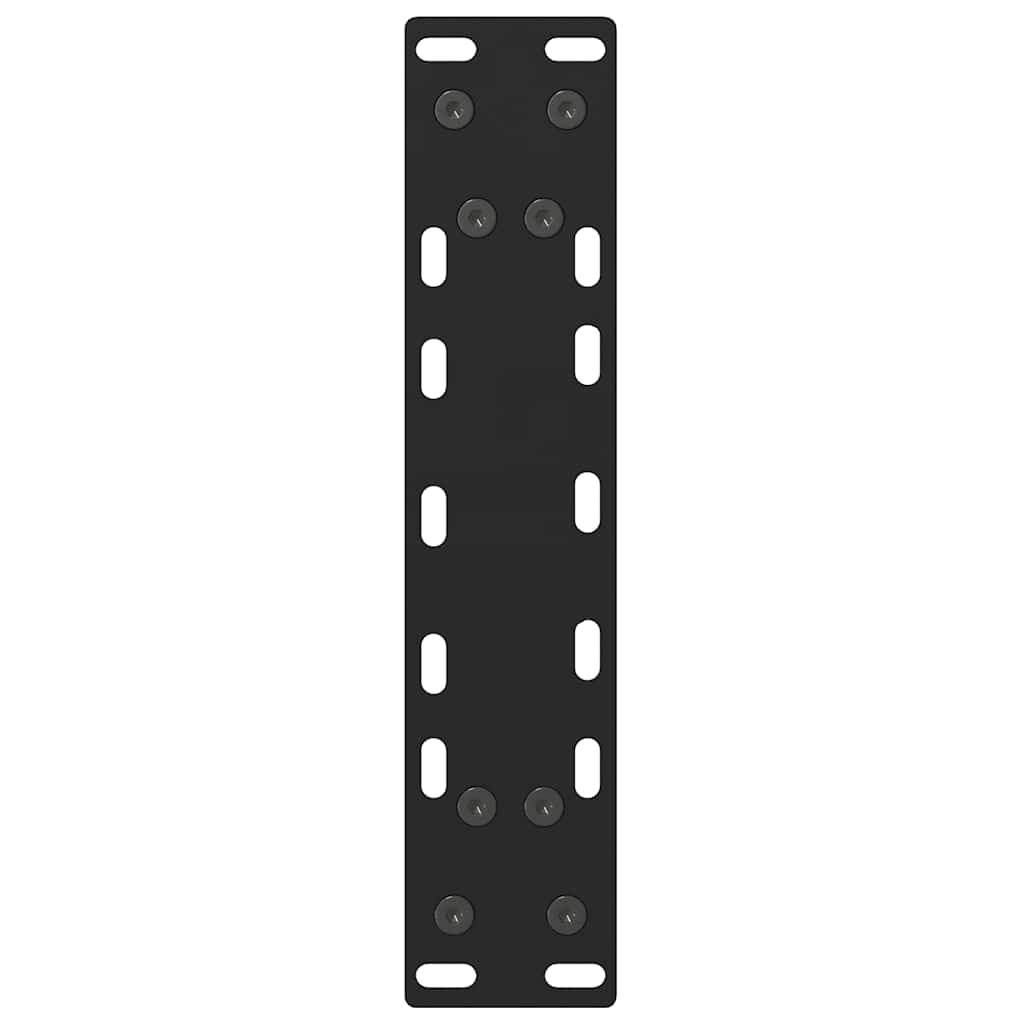Konsolentischbeine Schwarz 2 Stk. 28x(72-73) cm Stahl