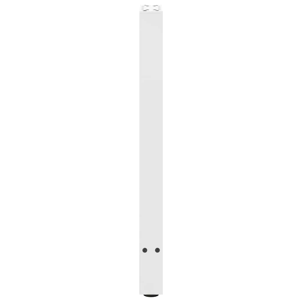 Konsolentischbeine Weiß 2 Stk. 28x(72-73) cm Stahl