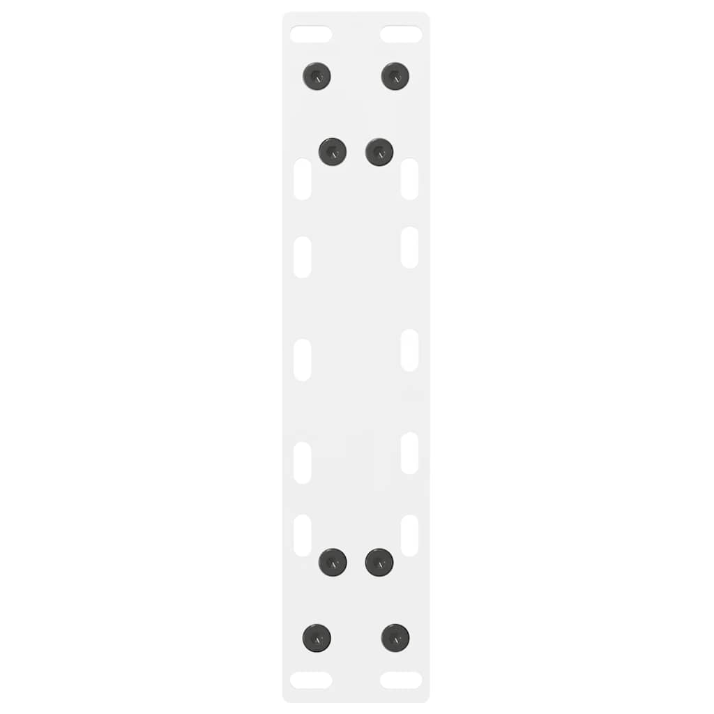 Konsolentischbeine Weiß 2 Stk. 28x(72-73) cm Stahl