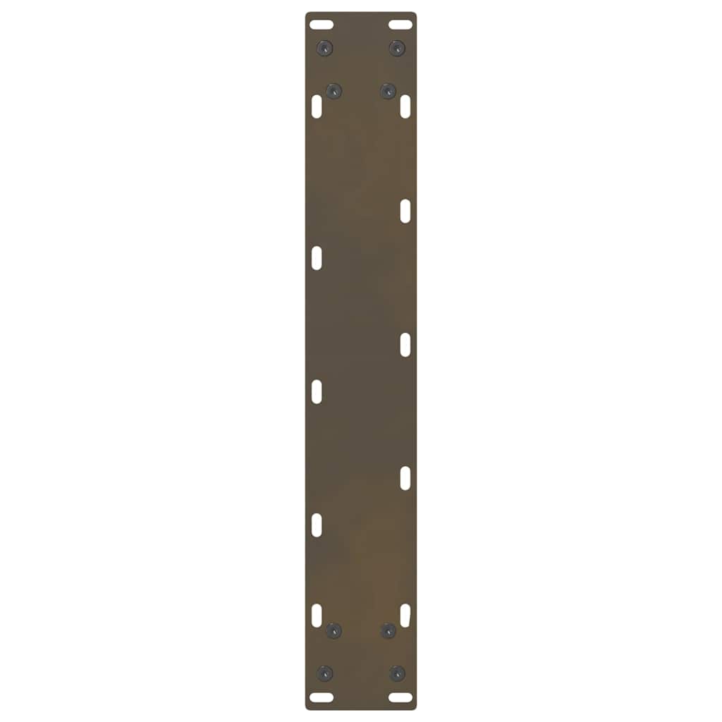Bartischbeine Naturstahl 2 Stk. 50x(110-111) cm Stahl